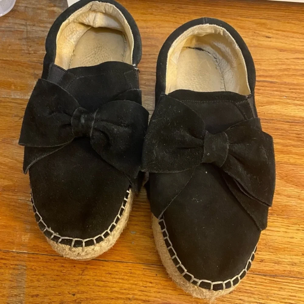 5 for $25🎈 j/slides nyc platform espadrille with big bow